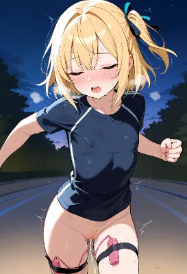 深夜のジョギング