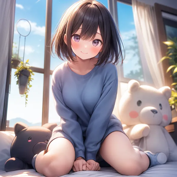 黒髪の女の子71