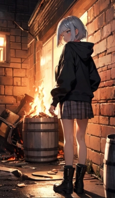 路地裏のあかり