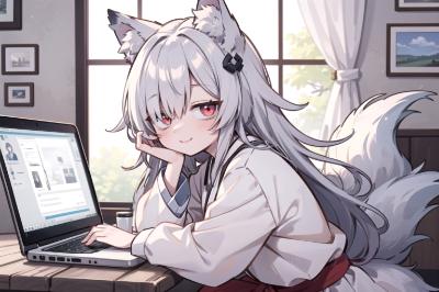 狼耳　私室　PC