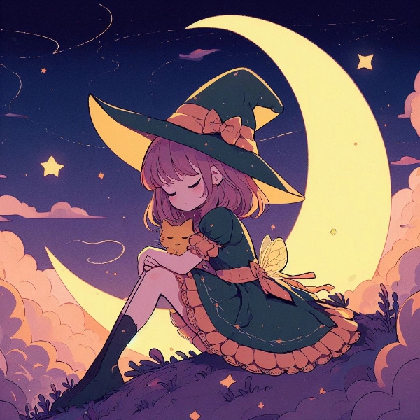 月夜の魔女は猫と語る