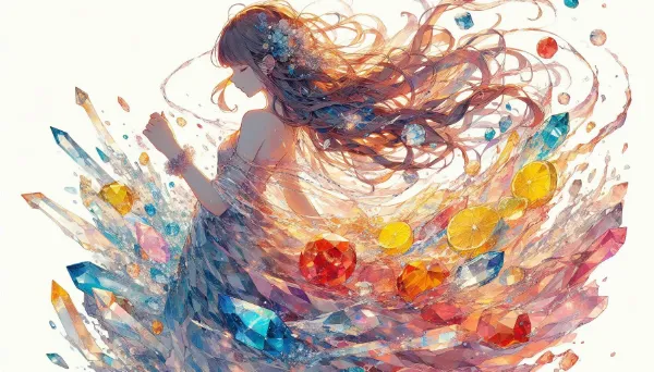 クリスタルに溶ける少女の幻夢