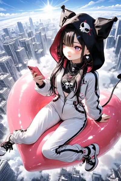 サ●リオキャラ風の飛んでる動画