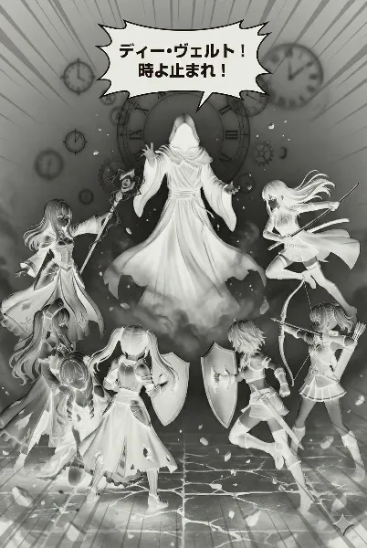 時間停止（おま好きガールズ × モノクロ）