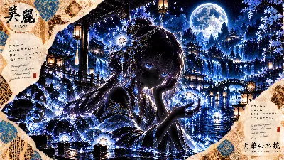 月華の水鏡に浮かぶ心の形