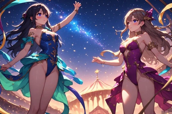 星空に踊るサーカスの双星