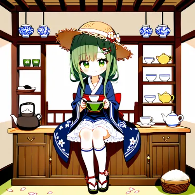 お茶漬けの日コーデ(ディシー)