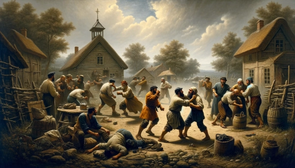 The Fists of Defiance: An Uprising in the Village Square