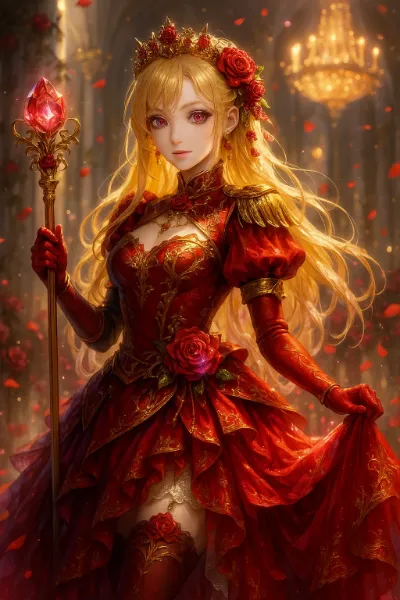 紅き薔薇の女王と運命の杖