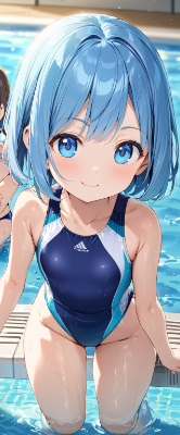 午後のプール