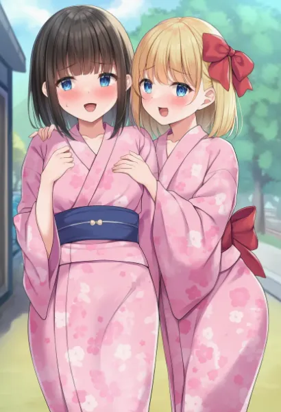 ゆかたなムスメさんたち