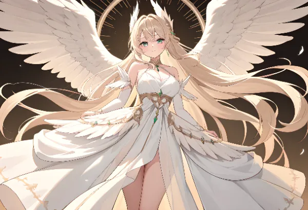 星降る夜に舞う白翼の天使