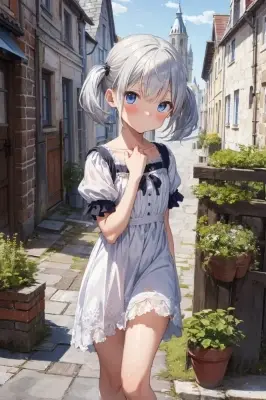城下町で迷子