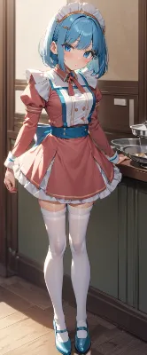 かわいいウエイトレスさん