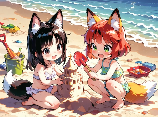 砂遊び