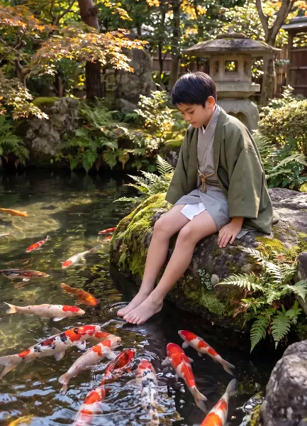 和装少年