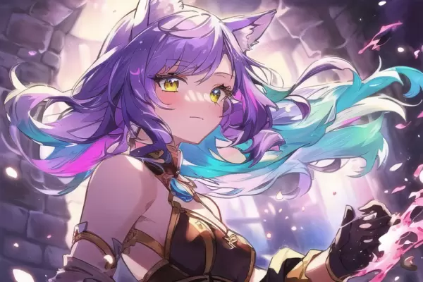 戦うウルフっ娘