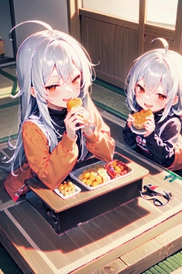 メスガキ姉妹とおこた