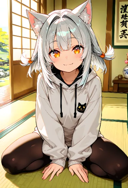 「この雰囲気、落ち着くね～･･･あ、にゃ～🐱♪」