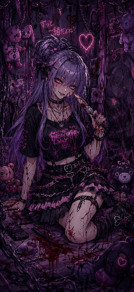 [流血有]ずっと一緒だよね？（しおん）