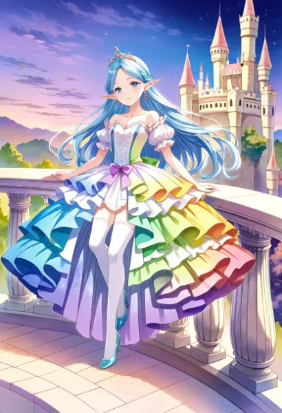 虹の姫と星空の秘密の約束