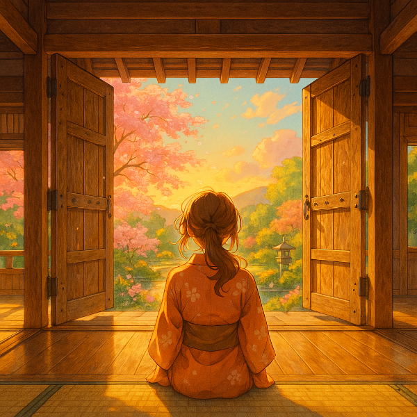 桜の調べに寄せる少女の想い