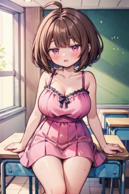 ふふっ。どこ見てるの？