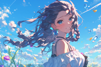 美しい青空に乗せて