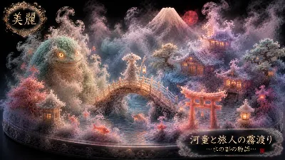 霧の都で河童と旅人が交わす約束