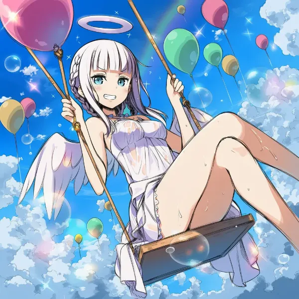 笑顔を乗せたブランコ