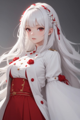 白髪美少女