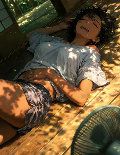 風邪ひくよ...ねぇーちゃん