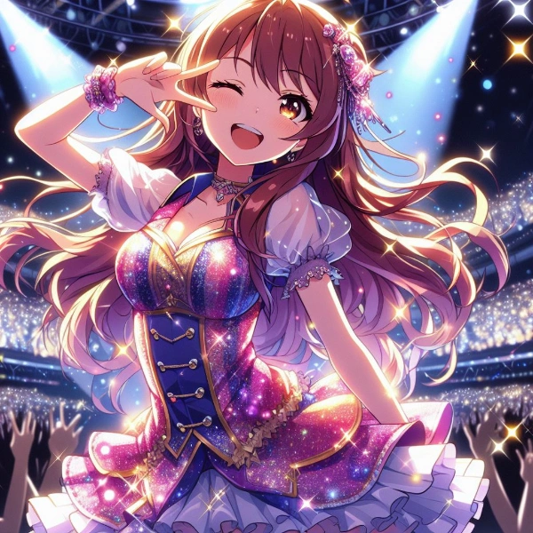 アイドルのウインク