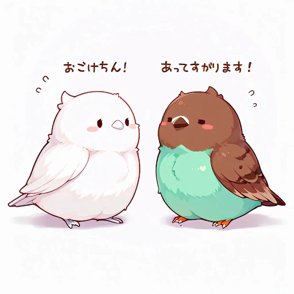 チョコミン鳥