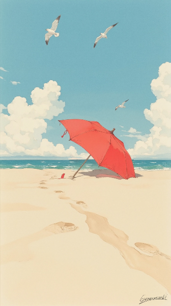 夏、リスタート。／スマホ壁紙アーカイブ