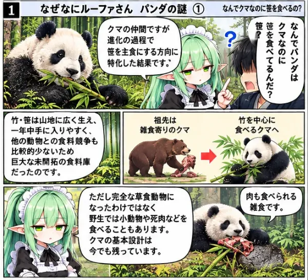 パンダとは？（なぜなにルーファさん）