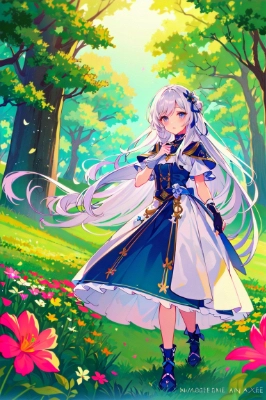 森の中の乙女