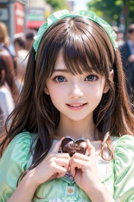 私は、君の好きなチョコミントだぞっ!! (I am your favorite chocolate mint!!)
