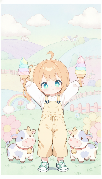 ゆめかわ世界の牧場