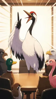 鶴の一声