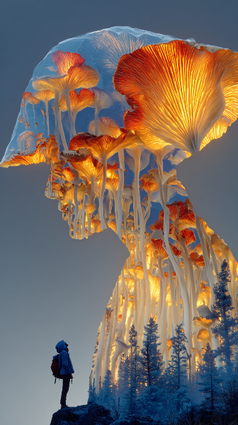 きのこの記憶と森の探検家