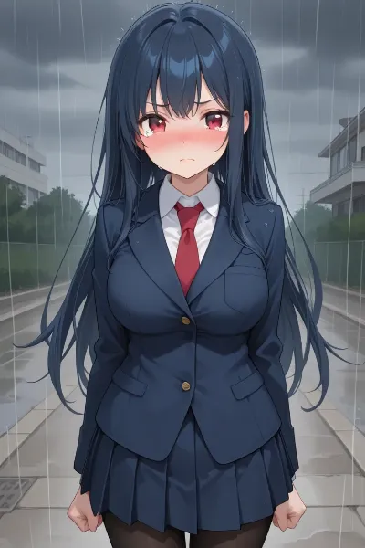 【正木あずさ】雨の日の出来事