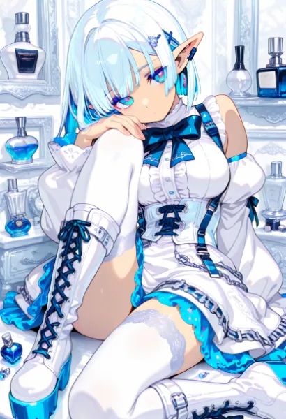 ガラスの香り、白のまどろみ