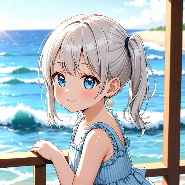 貝殻のイヤリング