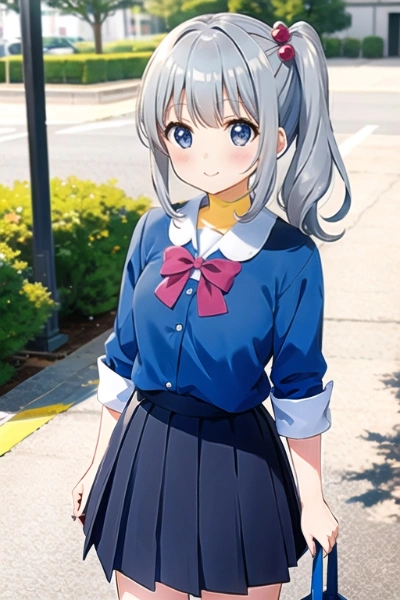 サイドテールの女の子