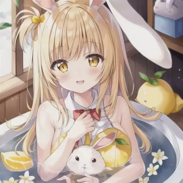 うさぎのレモンはちみつ漬け