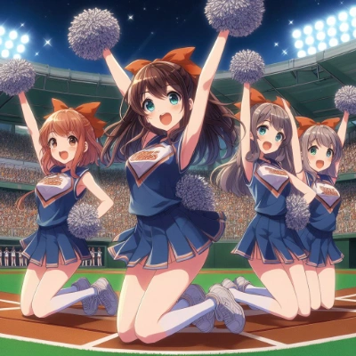 チアリーダーの女の子達