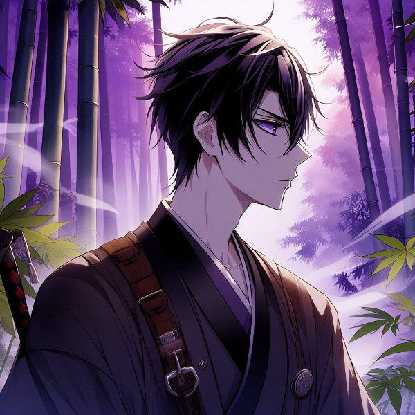 ミステリアスな森林と、黒髪短髪男性…その3(8枚)