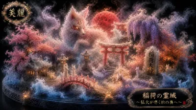 狐火に導かれる 稲荷の霊域