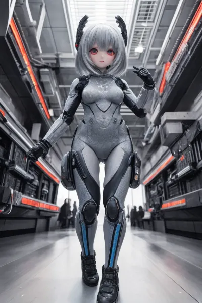 銀色の少女、未来の回廊を進む